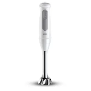 خلاط يدوي براون MQ50001 بقوة 1000 واط، 21 سرعة + توربو MultiQuick 5، نظام SplashControl، كوب بسعة 600 مل