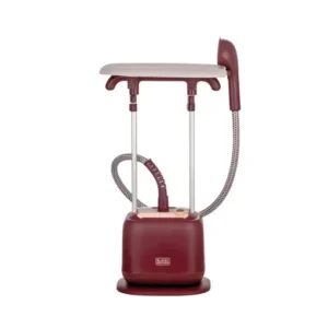 Alternative view of مكواة ملابس بخار عمودية بلاك اند ديكر GSTD2450 بقوة 2400 واط | مكواة بخار رقمية مزدوجة الأعمدة بسعة خزان 2 لتر، 10 إعدادات للبخار ولوح كي أفقي/عمودي