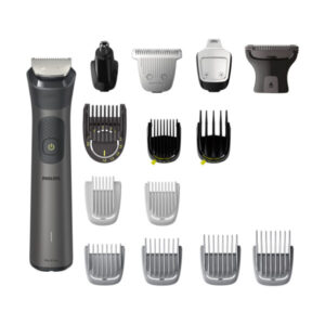 ماكينة حلاقة و تشذيب 15 فى 1 فيليبس MG7940 للوجه والشعر والجسم – بتقنية BeardSense، شفرات فولاذية ذاتية الشحذ، استخدام لاسلكي حتى 120 دقيقة